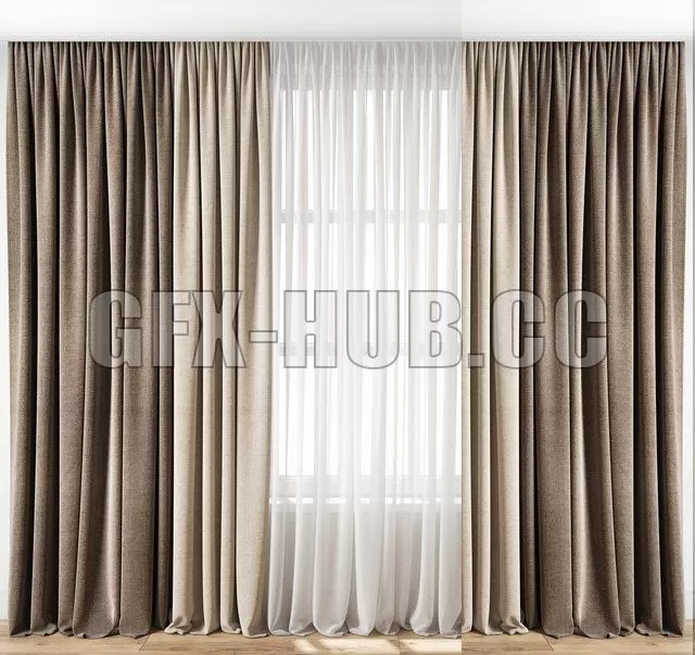 DECORATION – CURTAIN – 3DSKY MODELS – 234