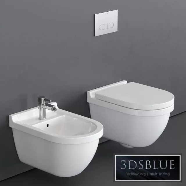 BATHROOM – TOILET & BIDET – 3DSKY Models – 1677