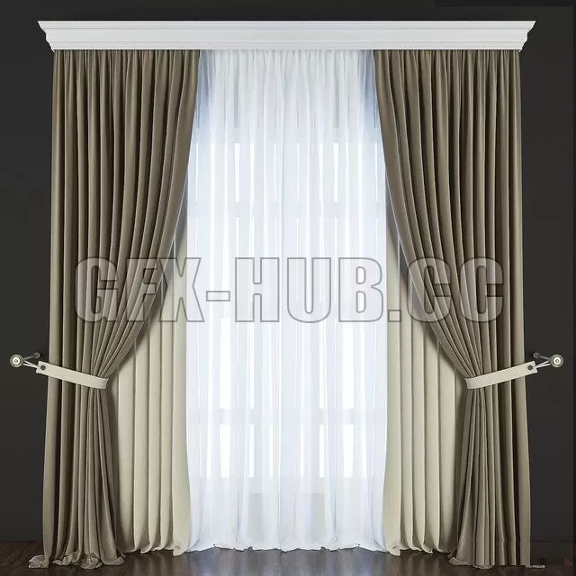 DECORATION – CURTAIN – 3DSKY MODELS – 242