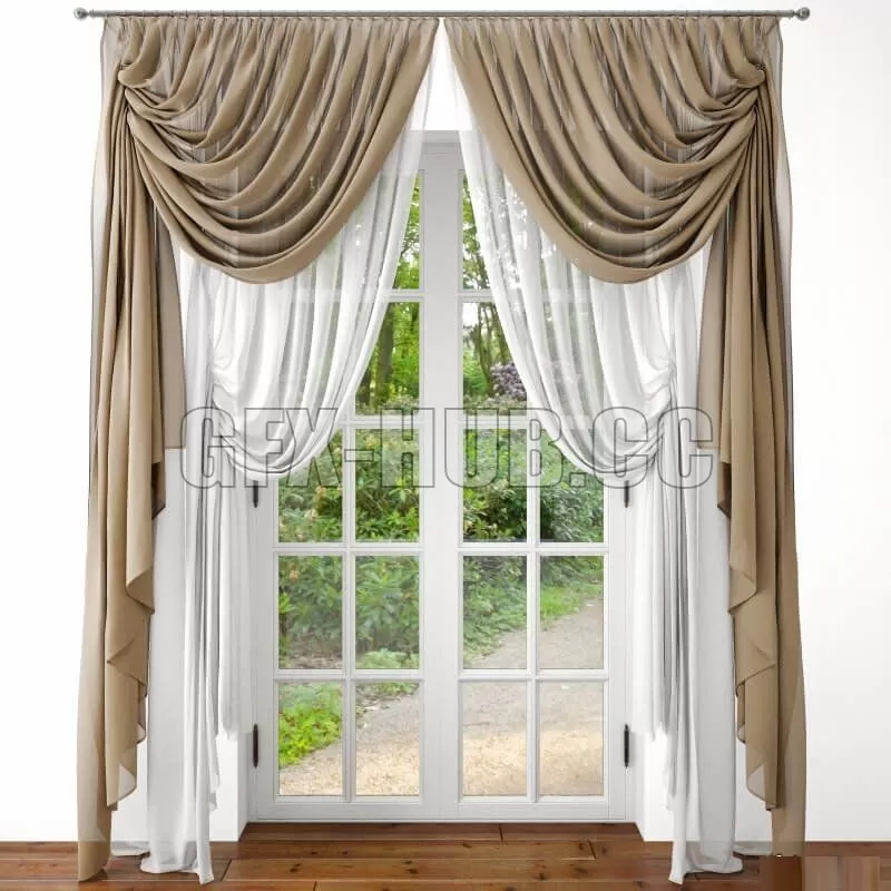 DECORATION – CURTAIN – 3DSKY MODELS – 248