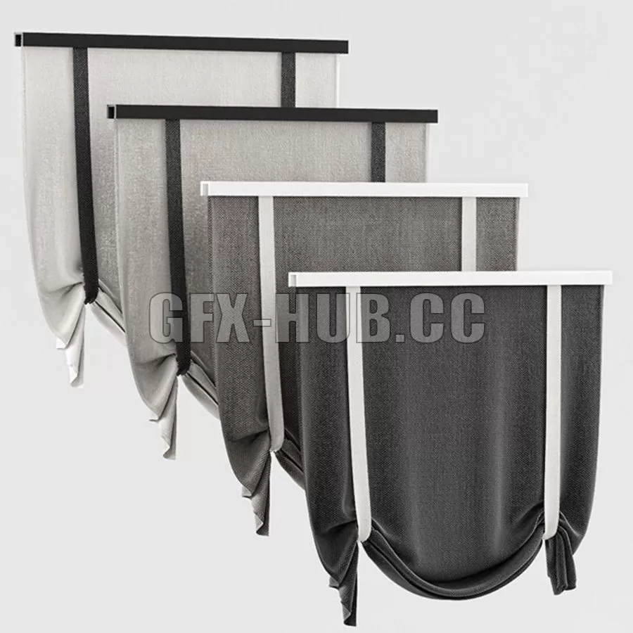 DECORATION – CURTAIN – 3DSKY MODELS – 254