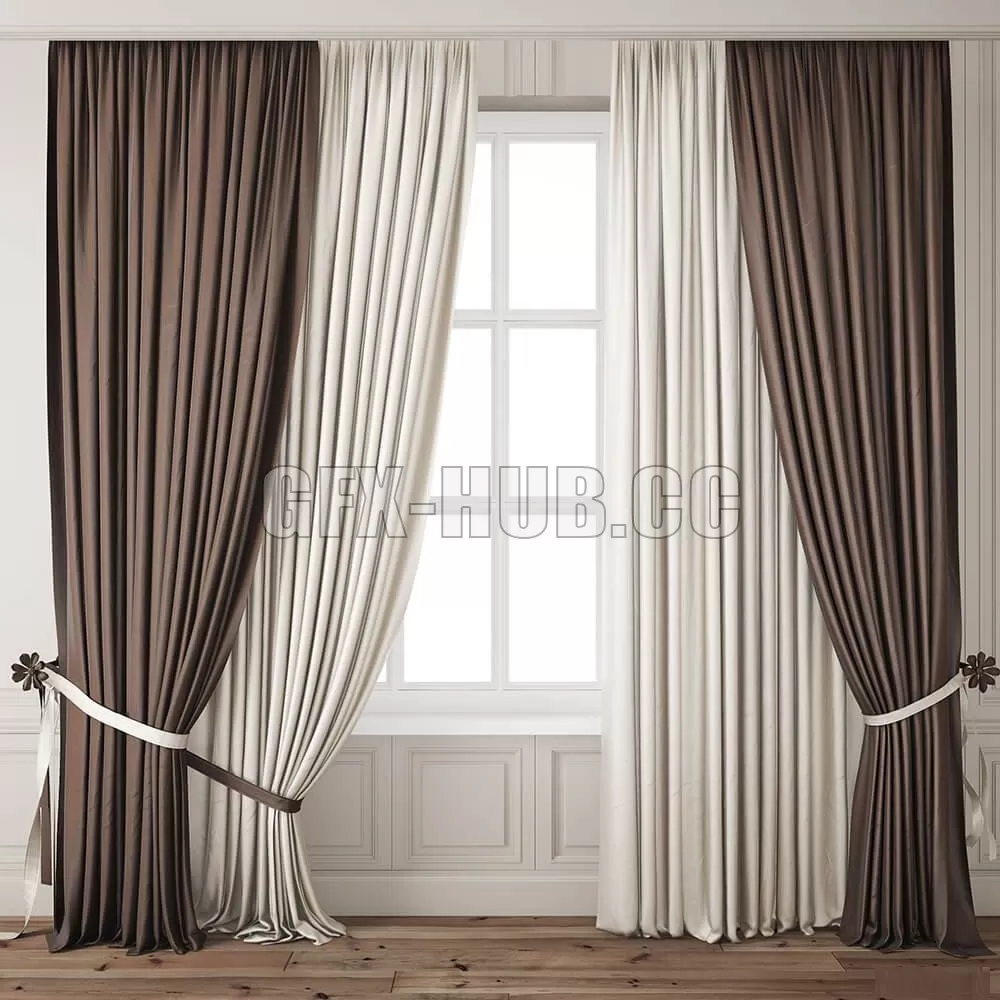 DECORATION – CURTAIN – 3DSKY MODELS – 256