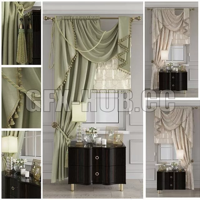 DECORATION – CURTAIN – 3DSKY MODELS – 266