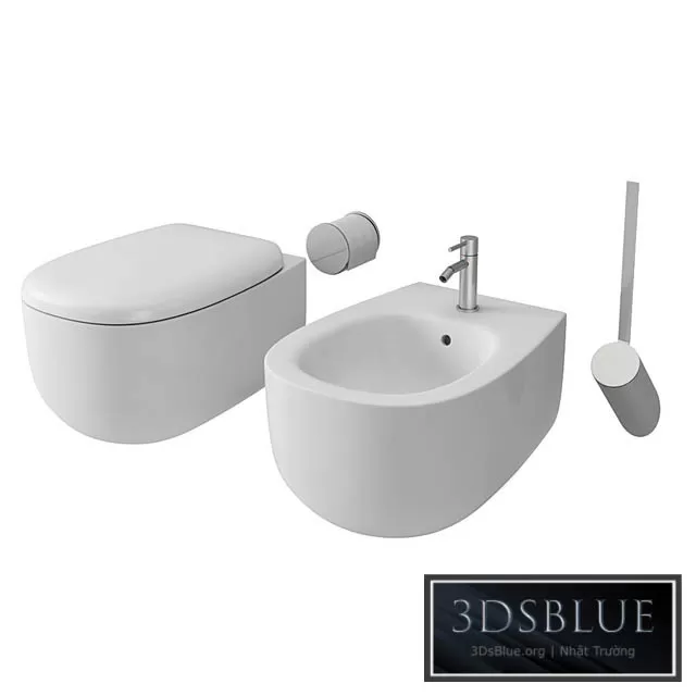 BATHROOM – TOILET & BIDET – 3DSKY Models – 1680