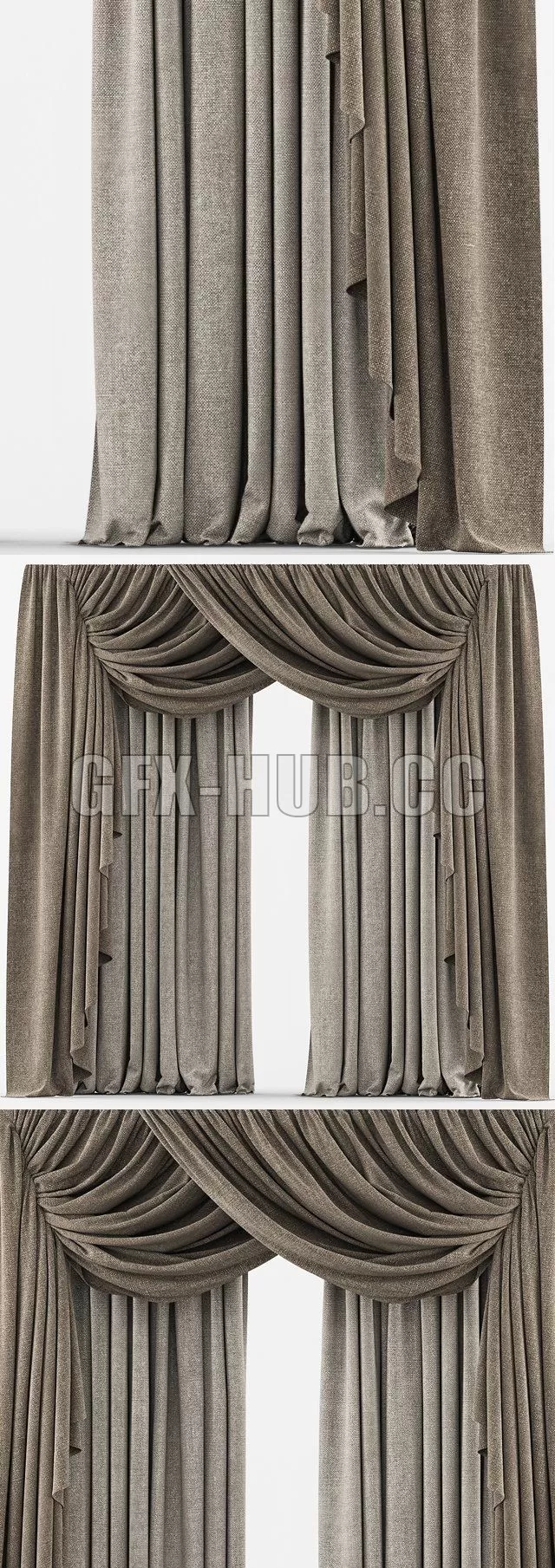DECORATION – CURTAIN – 3DSKY MODELS – 272