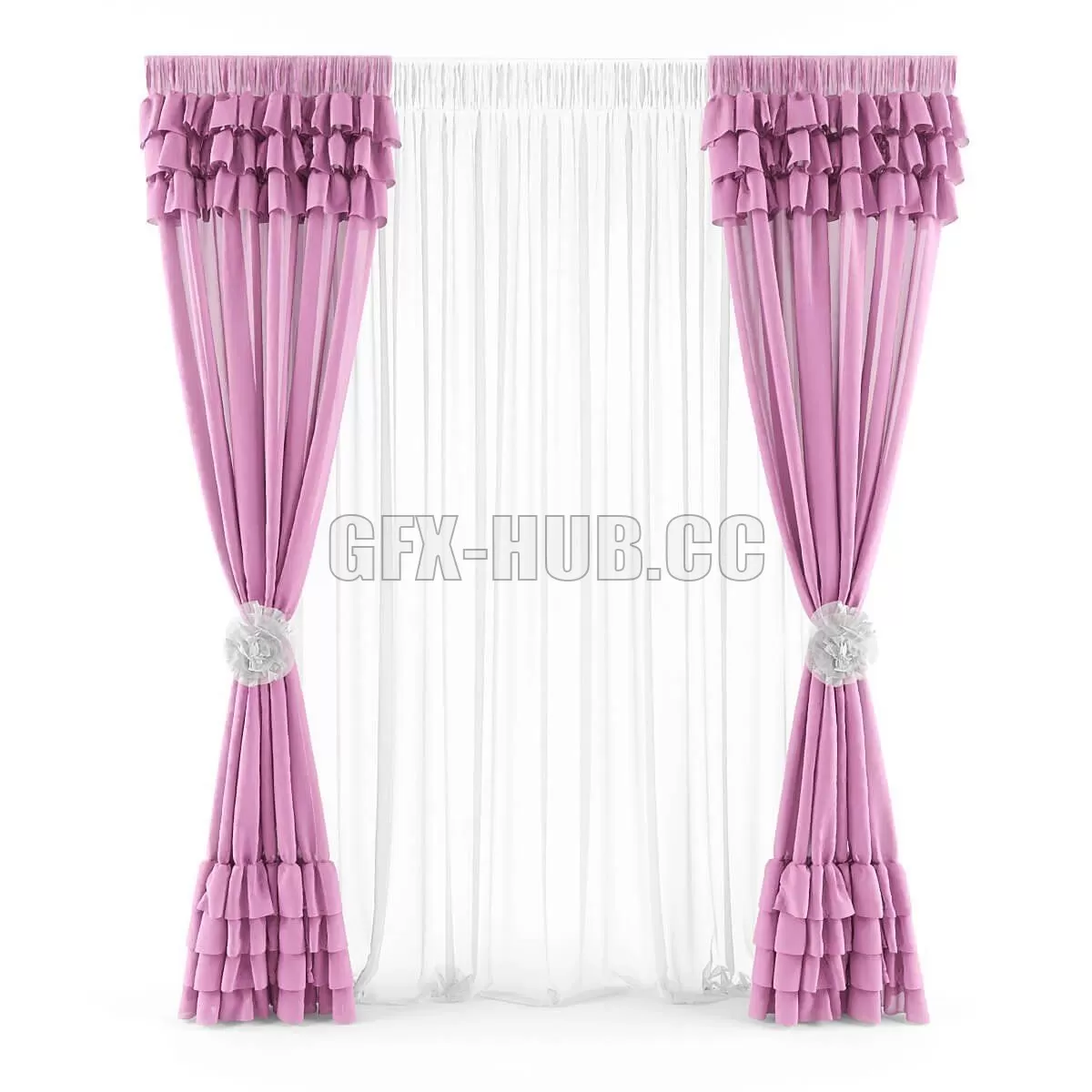 DECORATION – CURTAIN – 3DSKY MODELS – 273