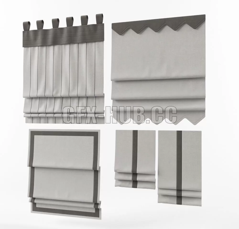 DECORATION – CURTAIN – 3DSKY MODELS – 274