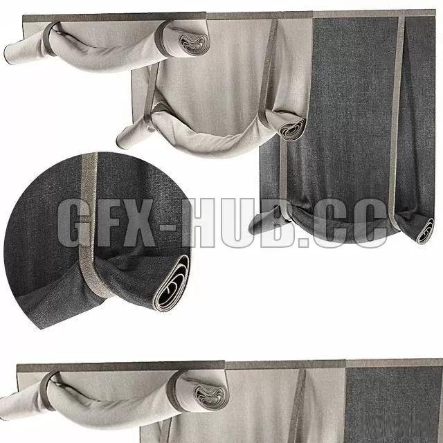 DECORATION – CURTAIN – 3DSKY MODELS – 277