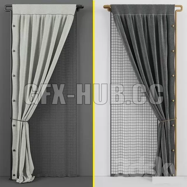 DECORATION – CURTAIN – 3DSKY MODELS – 280