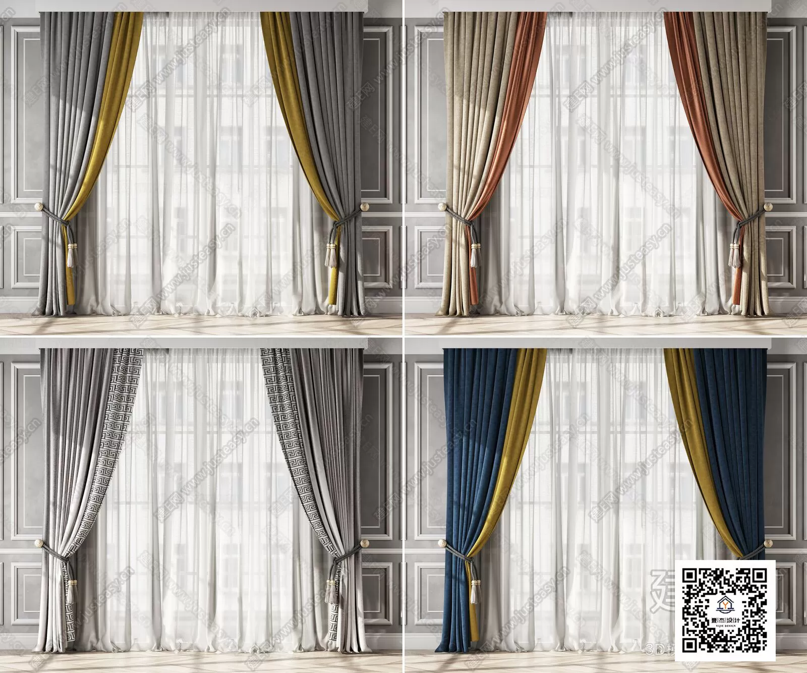 DECORATION – CURTAIN – 3DSKY MODELS – 290