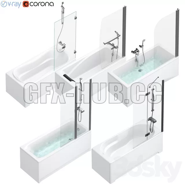 DECORATION – CURTAIN – 3DSKY MODELS – 293