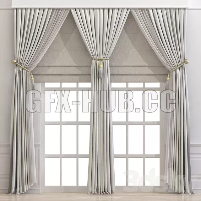 DECORATION – CURTAIN – 3DSKY MODELS – 312