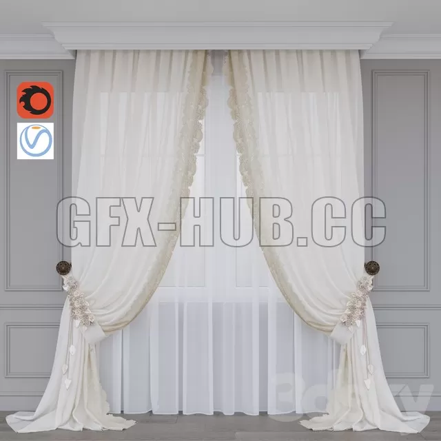 DECORATION – CURTAIN – 3DSKY MODELS – 313