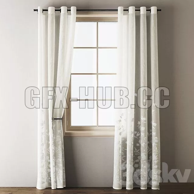 DECORATION – CURTAIN – 3DSKY MODELS – 318