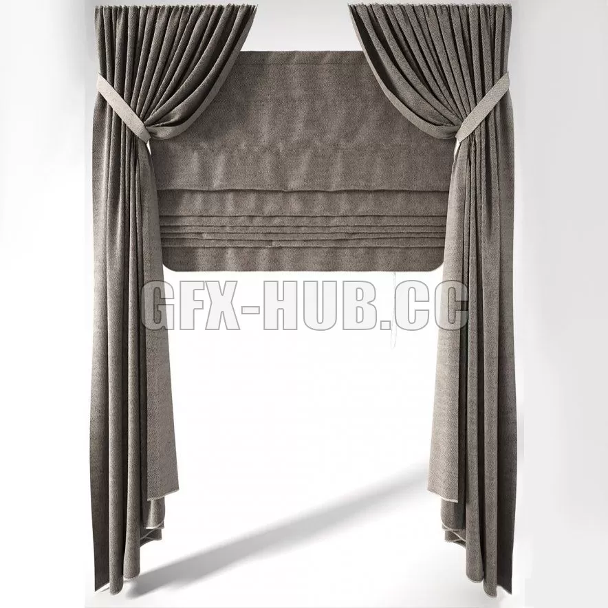 DECORATION – CURTAIN – 3DSKY MODELS – 326