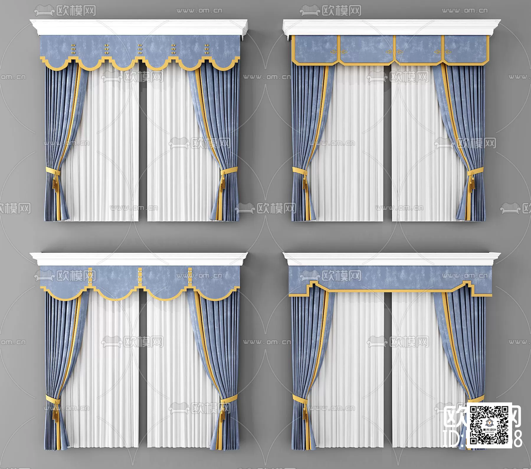 DECORATION – CURTAIN – 3DSKY MODELS – 330