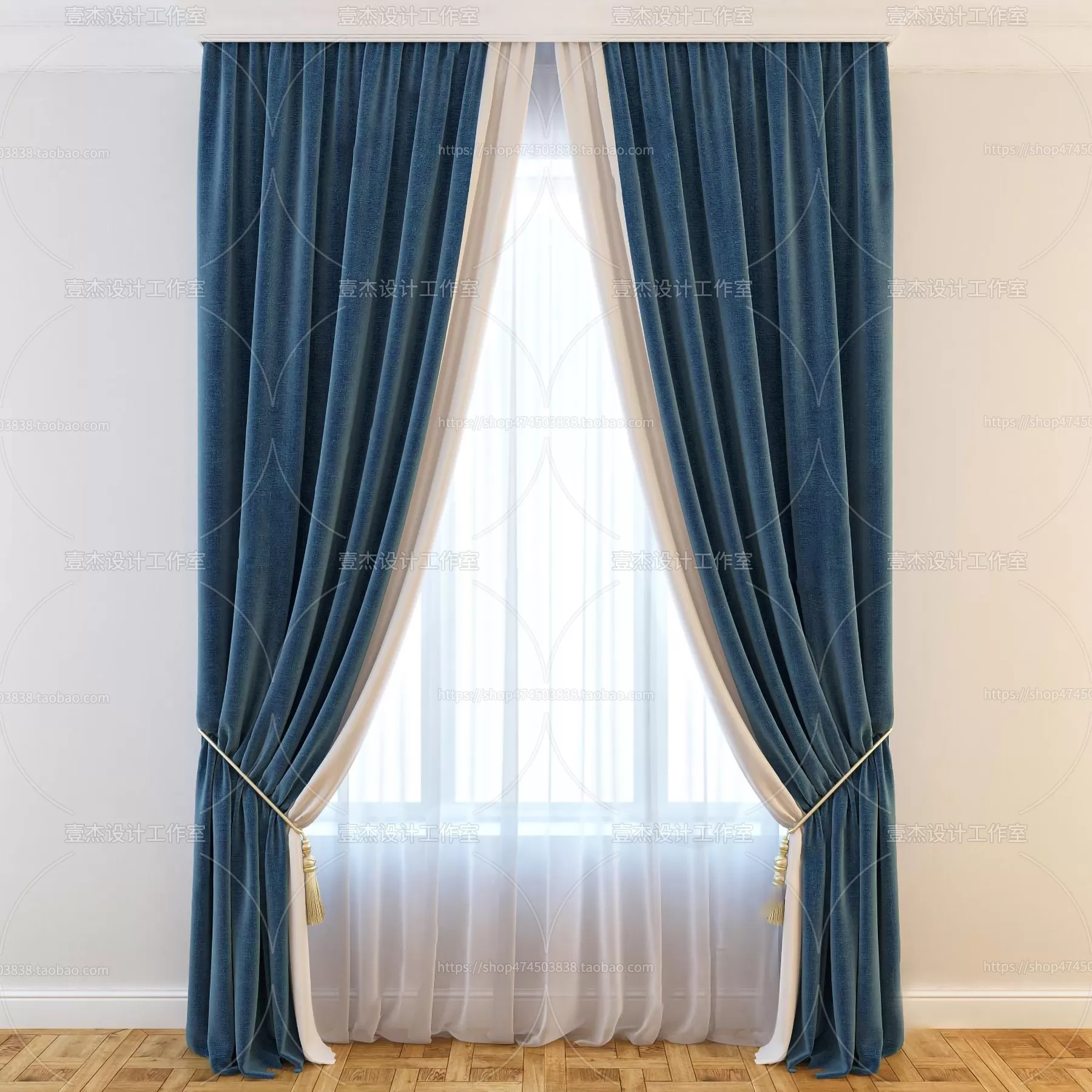 DECORATION – CURTAIN – 3DSKY MODELS – 339