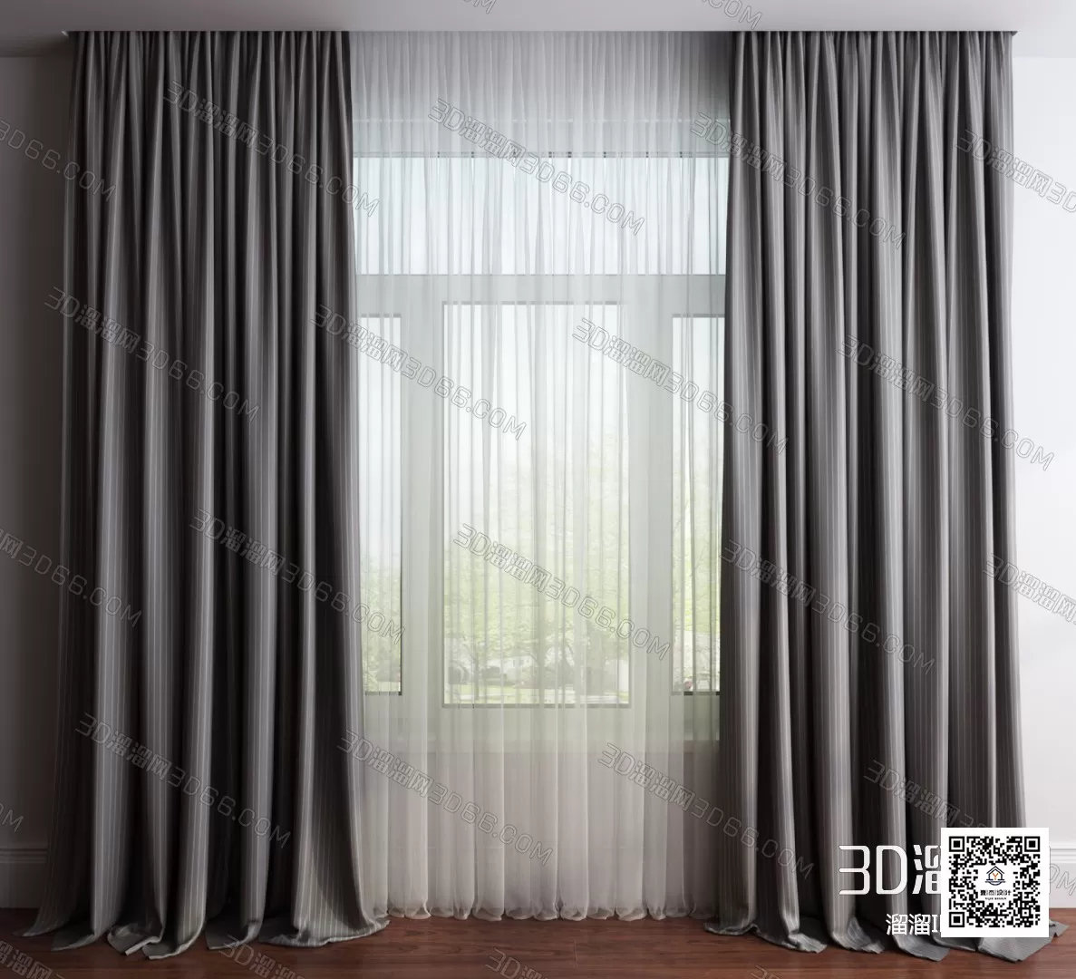 DECORATION – CURTAIN – 3DSKY MODELS – 340