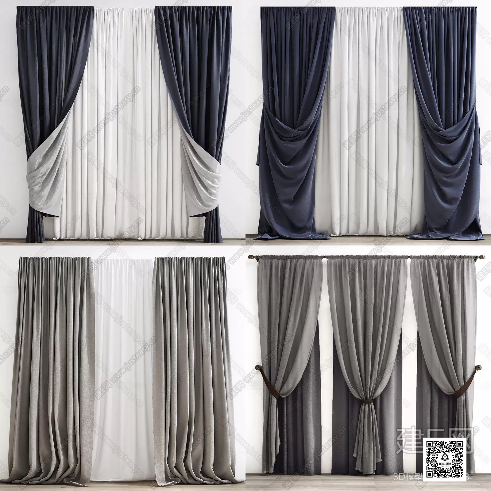 DECORATION – CURTAIN – 3DSKY MODELS – 349