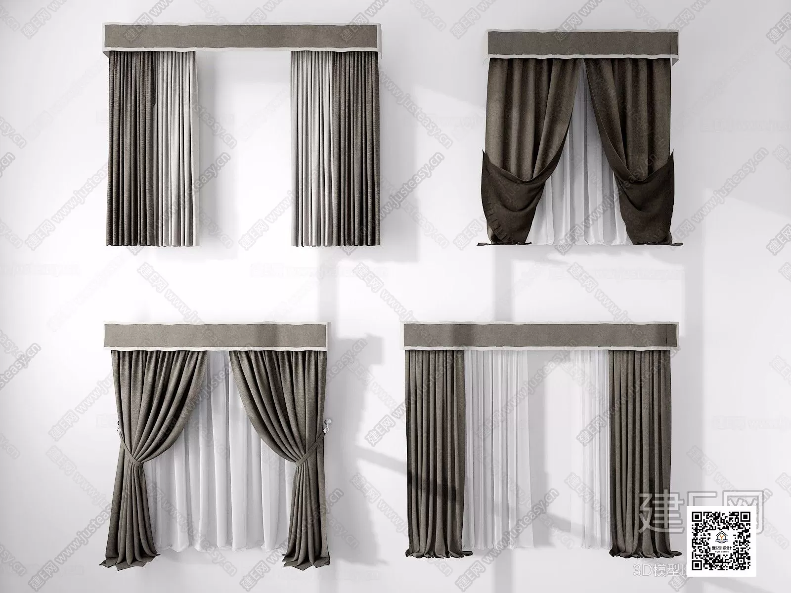 DECORATION – CURTAIN – 3DSKY MODELS – 352