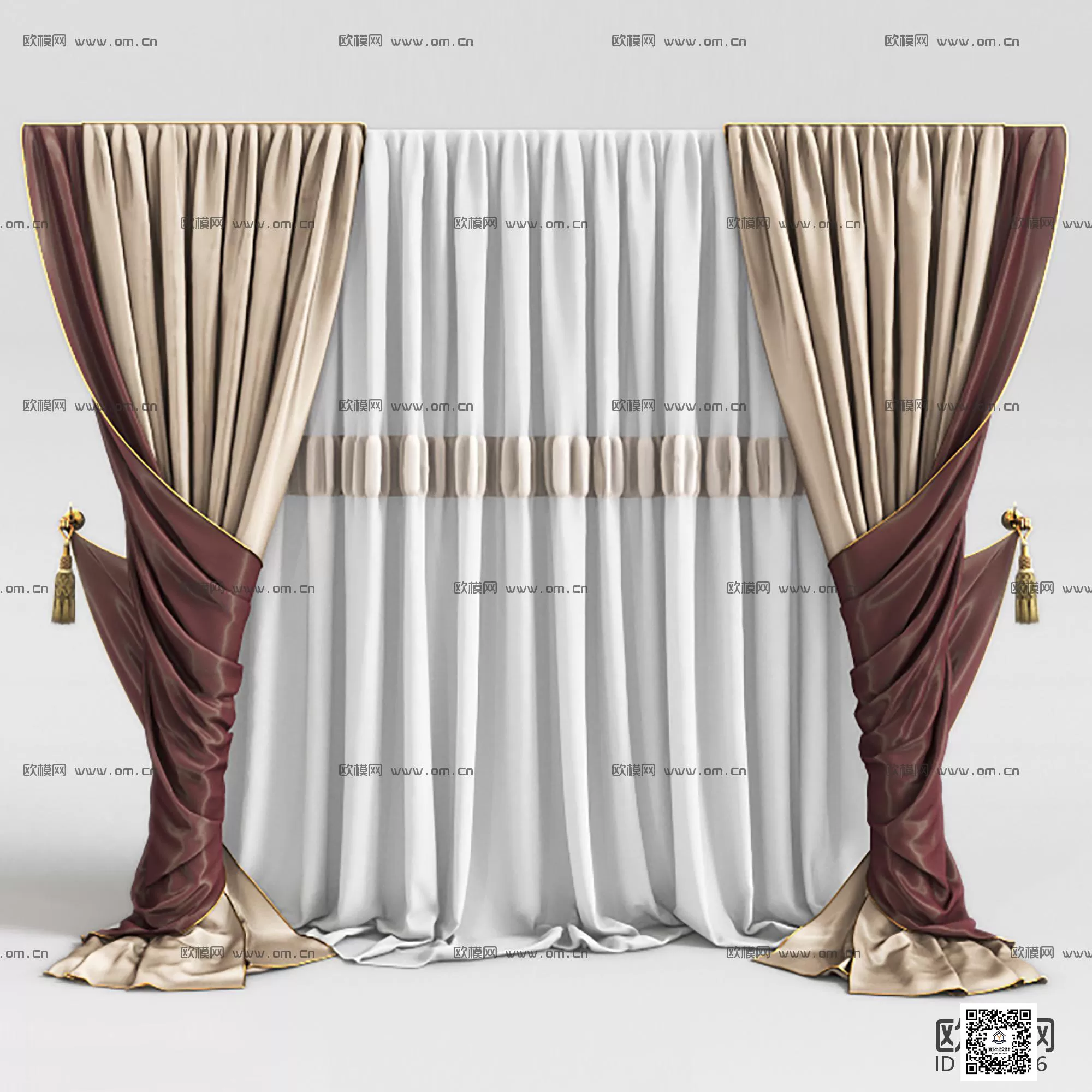 DECORATION – CURTAIN – 3DSKY MODELS – 358