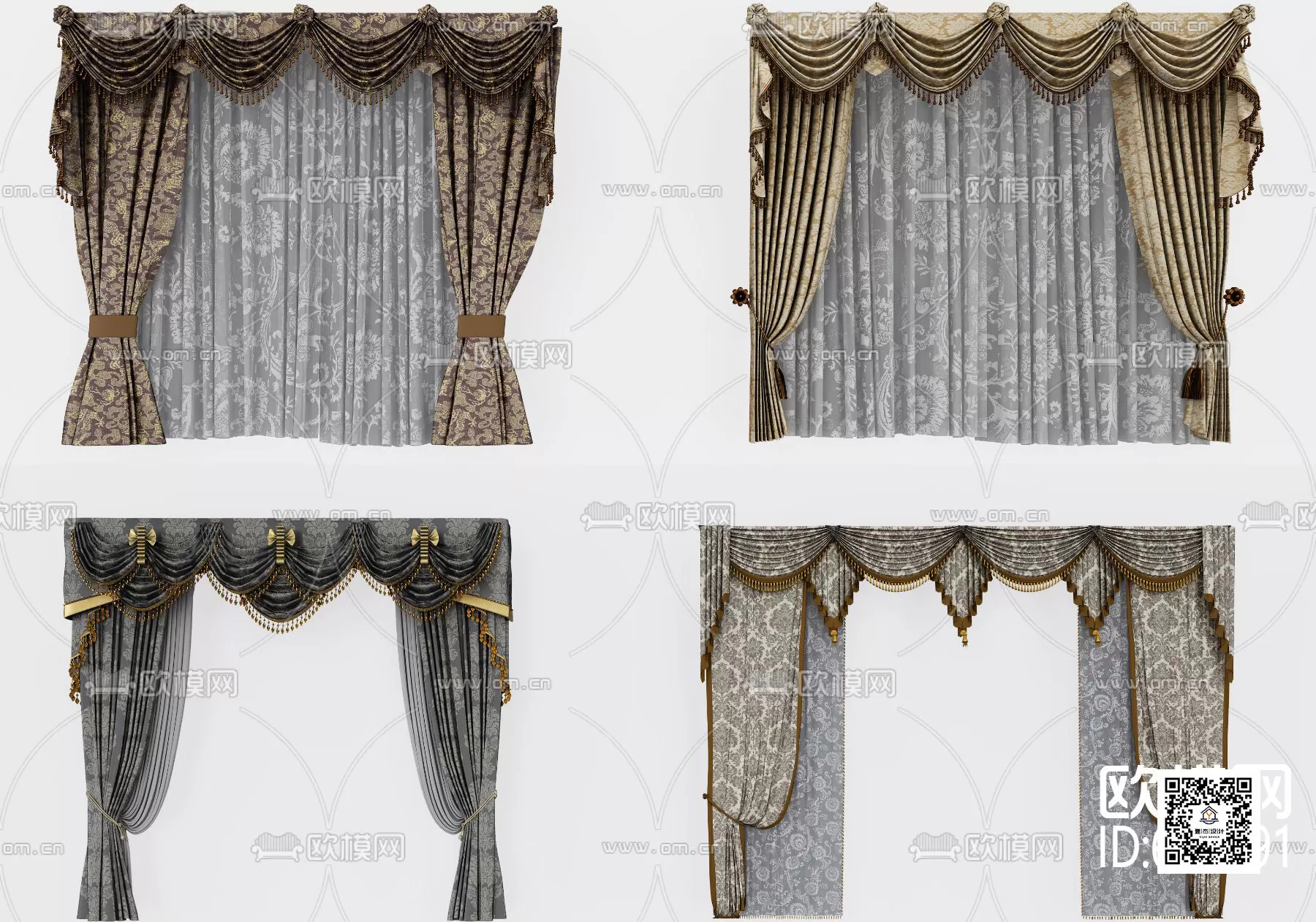 DECORATION – CURTAIN – 3DSKY MODELS – 360