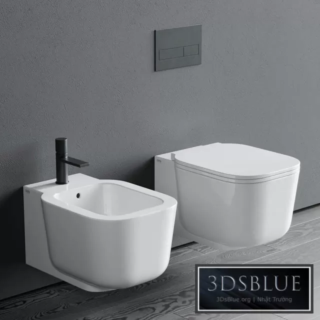 BATHROOM – TOILET & BIDET – 3DSKY Models – 1690