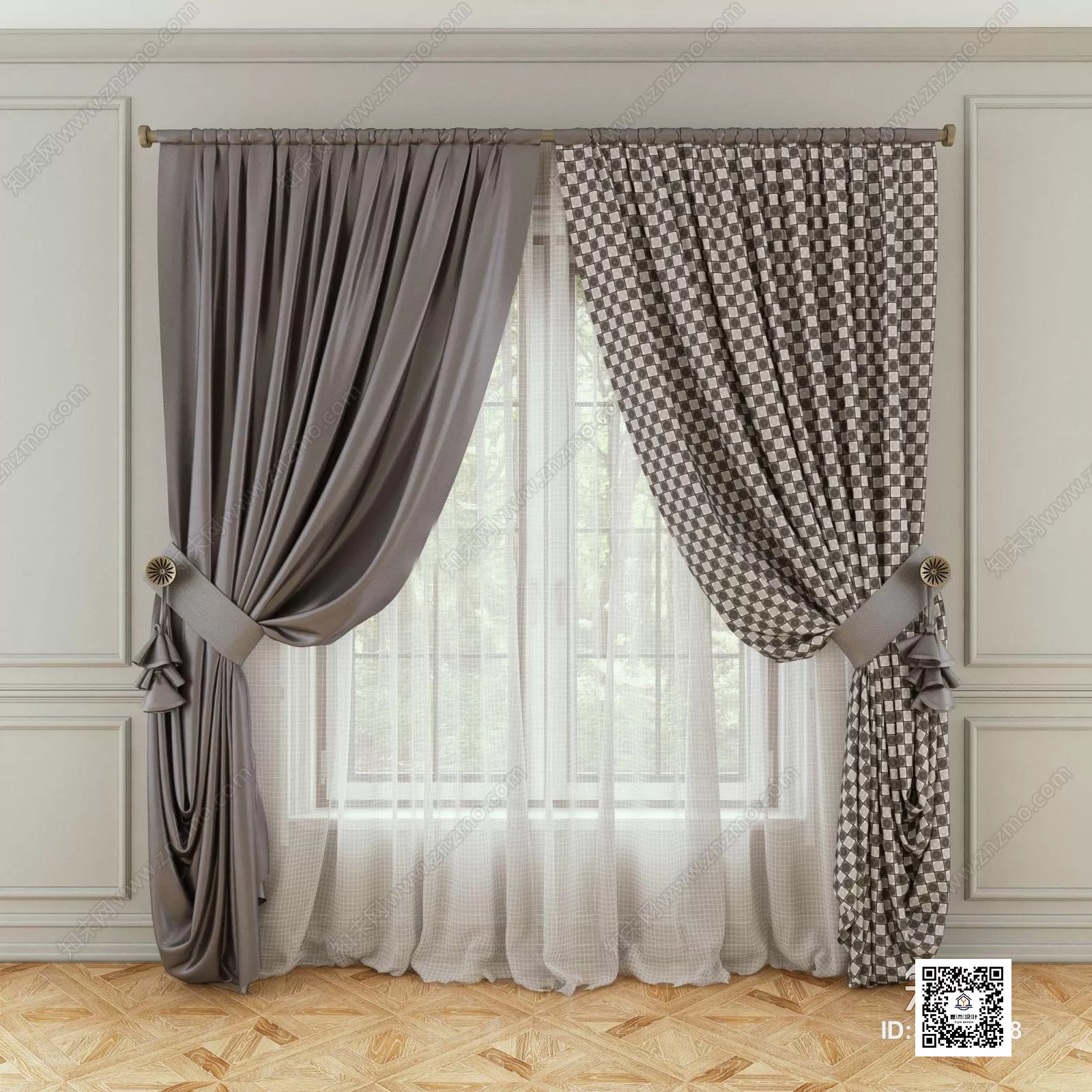 DECORATION – CURTAIN – 3DSKY MODELS – 382