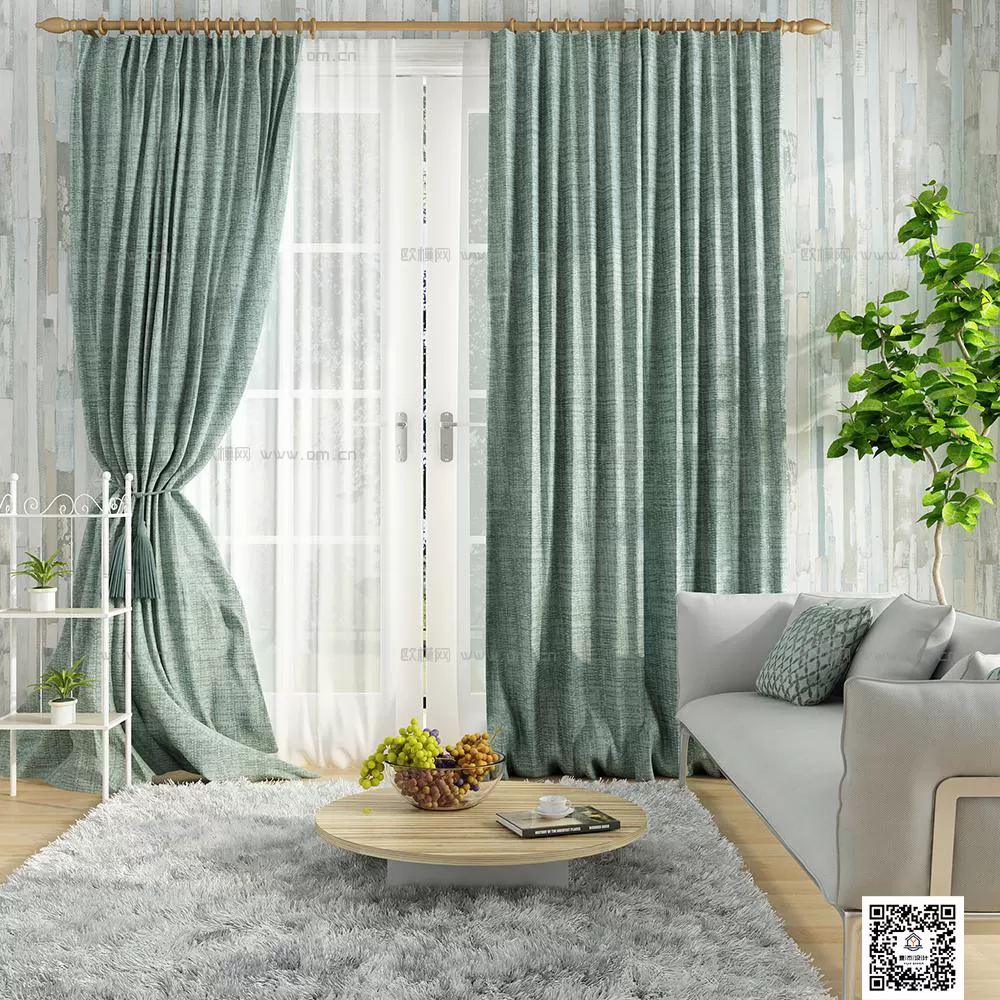 DECORATION – CURTAIN – 3DSKY MODELS – 384