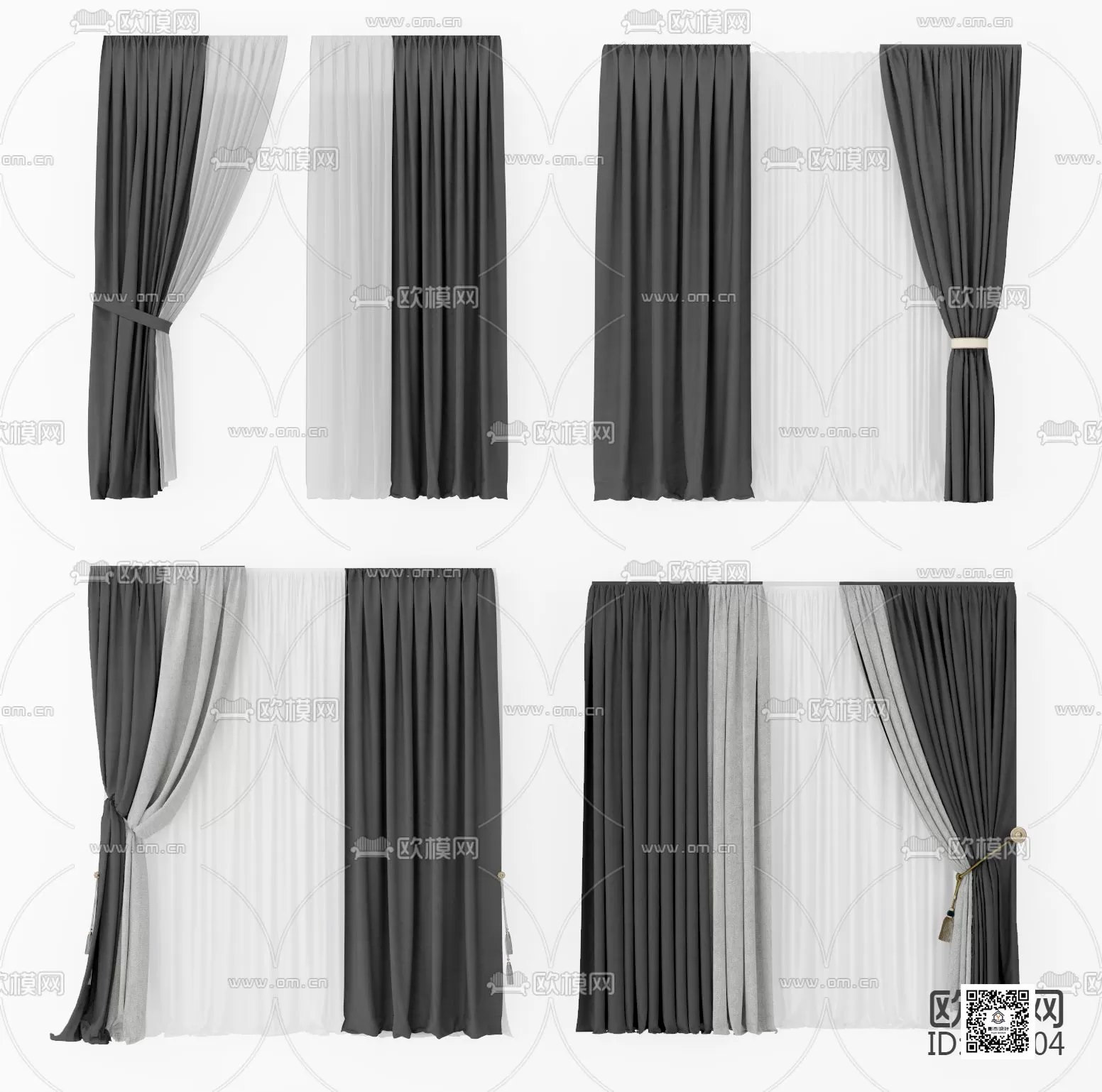 DECORATION – CURTAIN – 3DSKY MODELS – 386