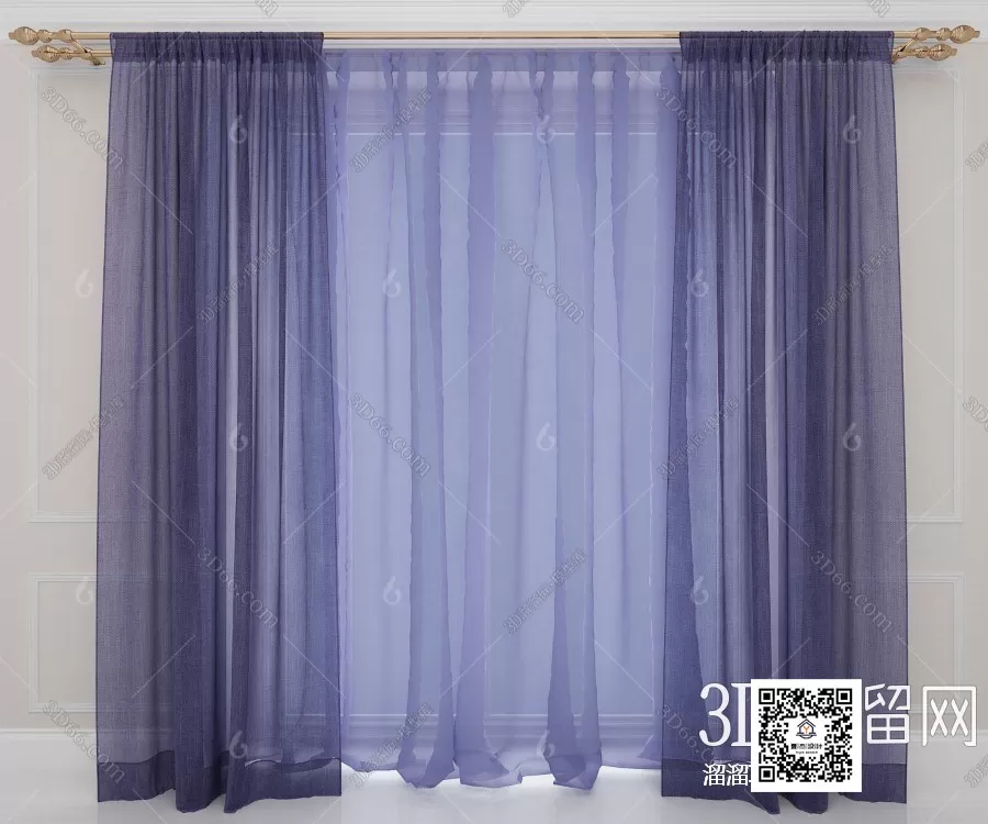 DECORATION – CURTAIN – 3DSKY MODELS – 388