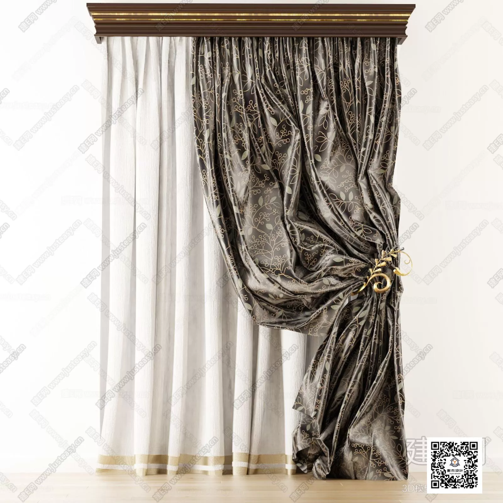DECORATION – CURTAIN – 3DSKY MODELS – 390