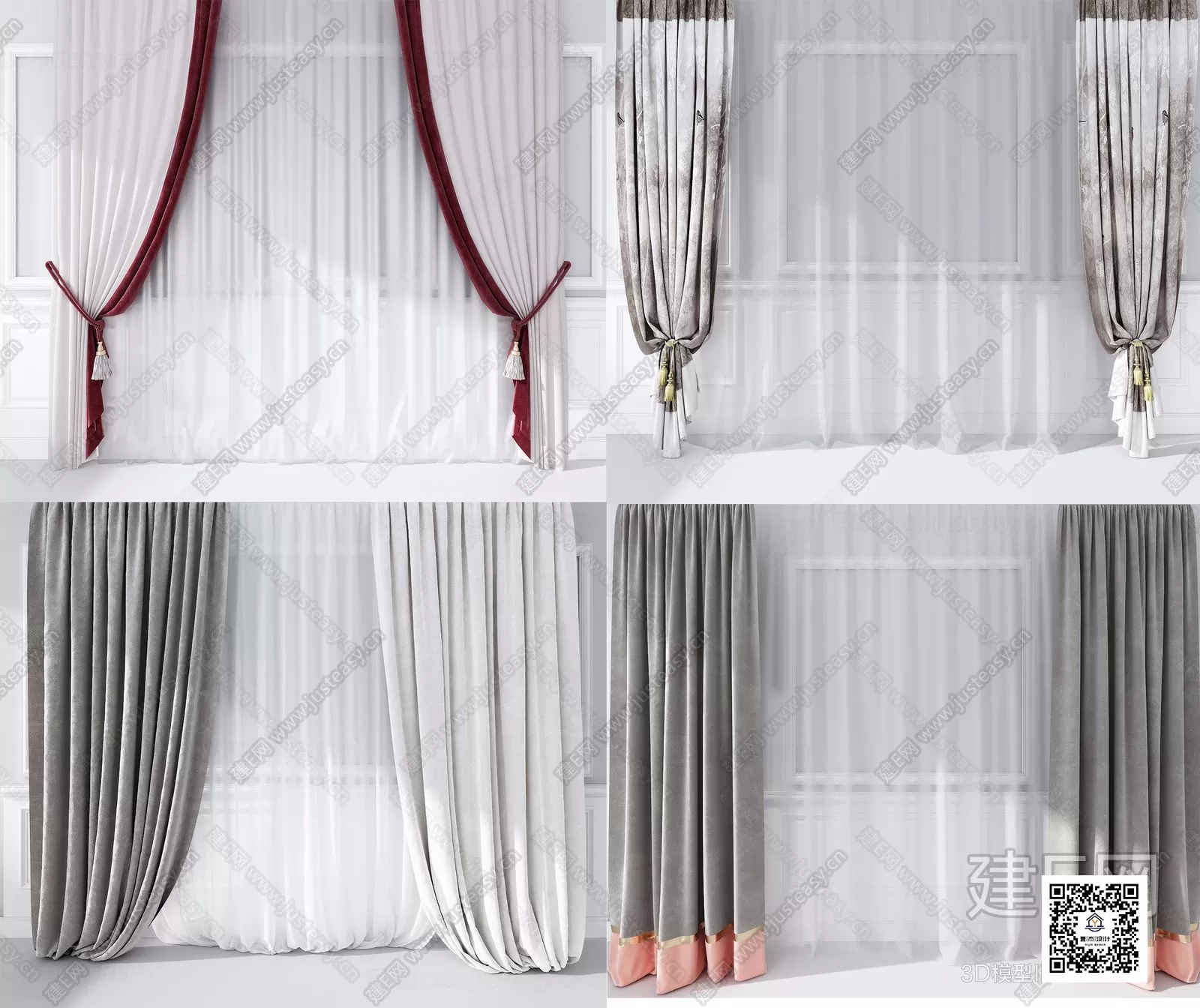 DECORATION – CURTAIN – 3DSKY MODELS – 411