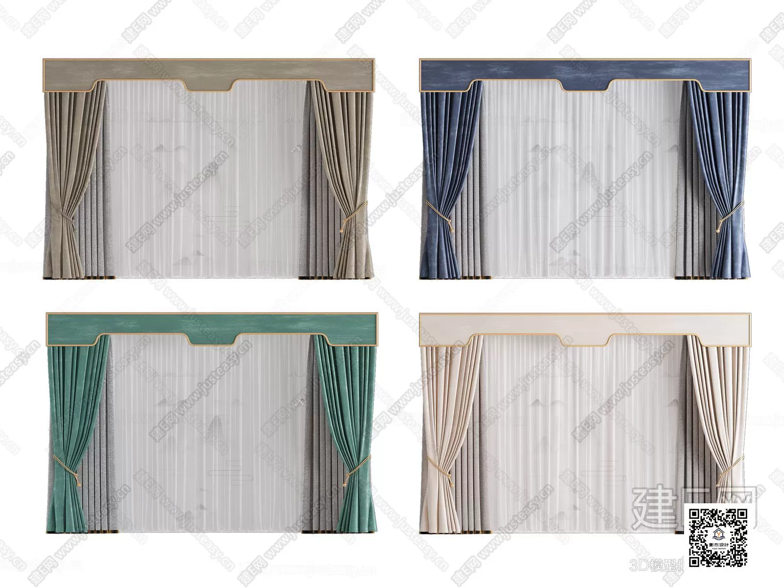 DECORATION – CURTAIN – 3DSKY MODELS – 435