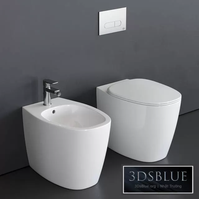 BATHROOM – TOILET & BIDET – 3DSKY Models – 1700