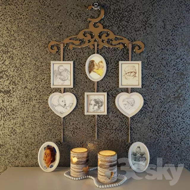 DECORATION – DECORATIVE SET – 3DS MAX MODELS – 029