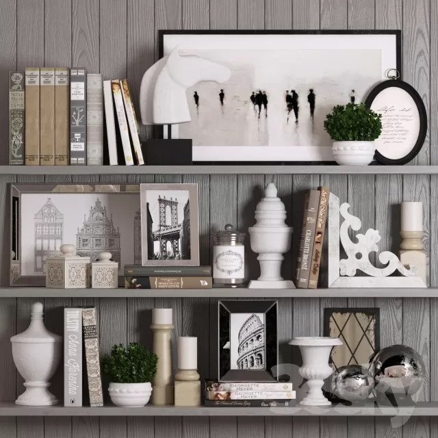 DECORATION – DECORATIVE SET – 3DS MAX MODELS – 031