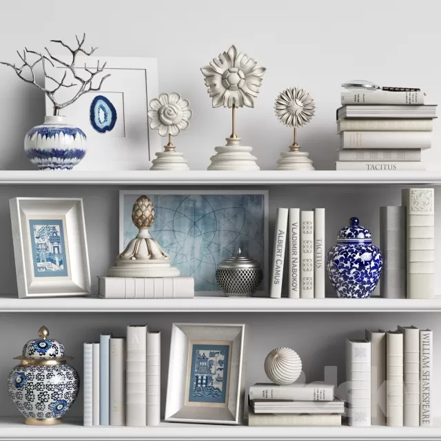 DECORATION – DECORATIVE SET – 3DS MAX MODELS – 037