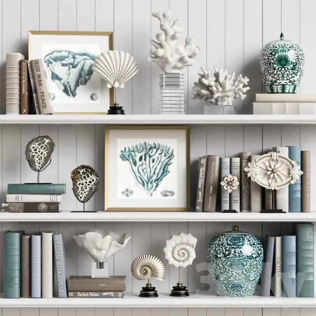 DECORATION – DECORATIVE SET – 3DS MAX MODELS – 048