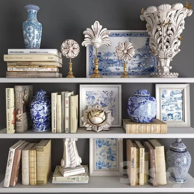 DECORATION – DECORATIVE SET – 3DS MAX MODELS – 070