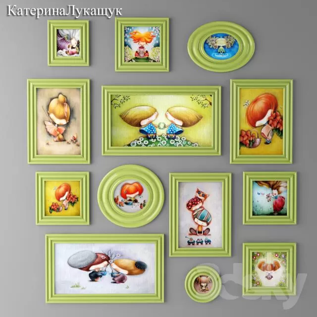 DECORATION – DECORATIVE SET – 3DS MAX MODELS – 108