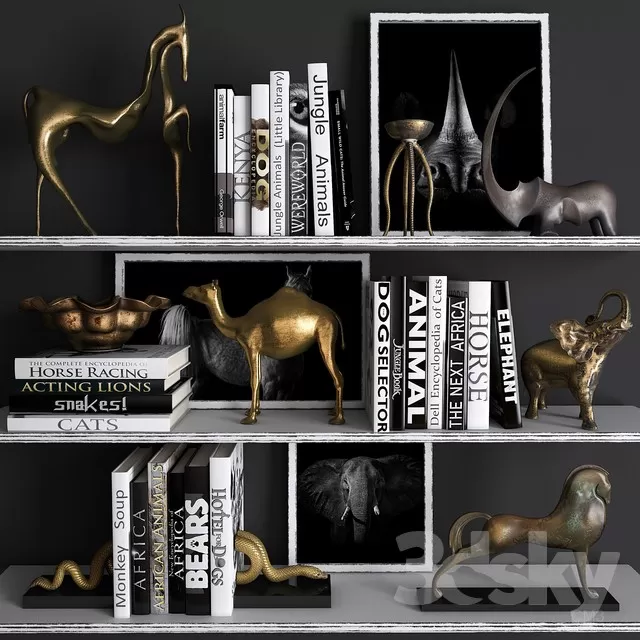 DECORATION – DECORATIVE SET – 3DS MAX MODELS – 112