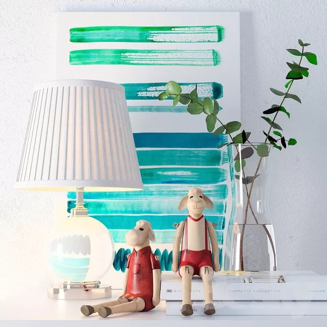 DECORATION – DECORATIVE SET – 3DS MAX MODELS – 125