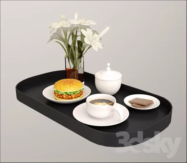 DECORATION – DECORATIVE SET – 3DS MAX MODELS – 144