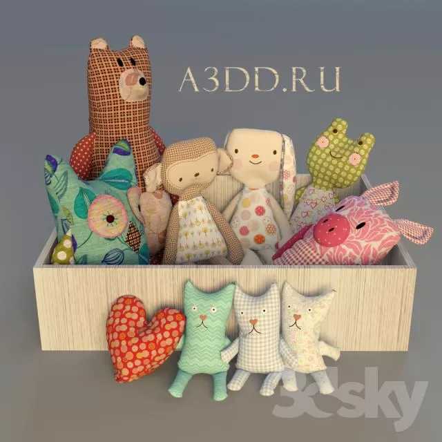 DECORATION – DECORATIVE SET – 3DS MAX MODELS – 198