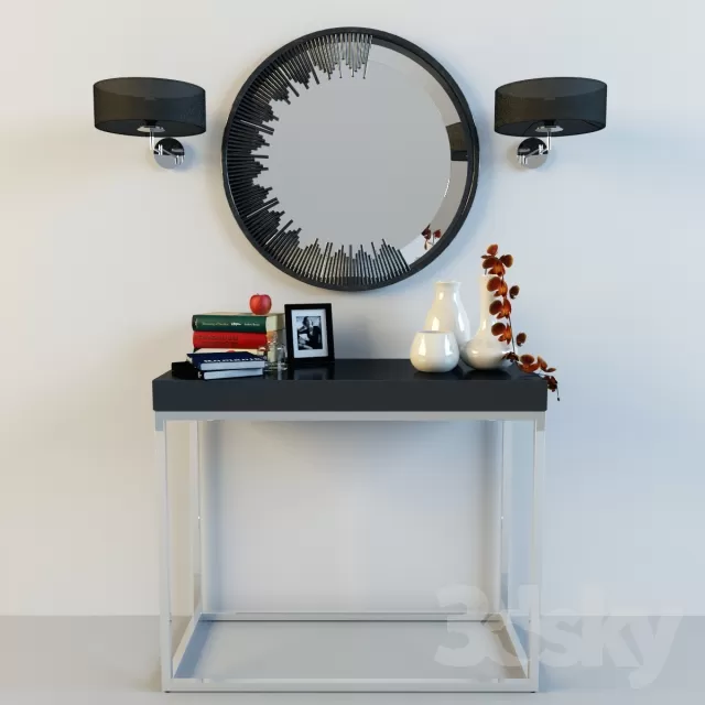 DECORATION – DECORATIVE SET – 3DS MAX MODELS – 268