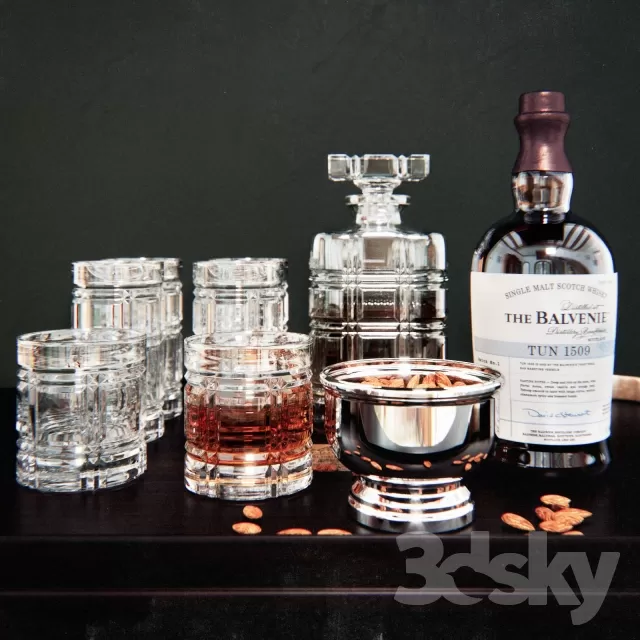 DECORATION – DECORATIVE SET – 3DS MAX MODELS – 281