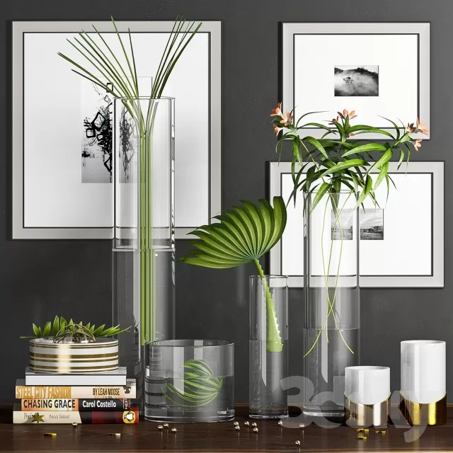 DECORATION – DECORATIVE SET – 3DS MAX MODELS – 454