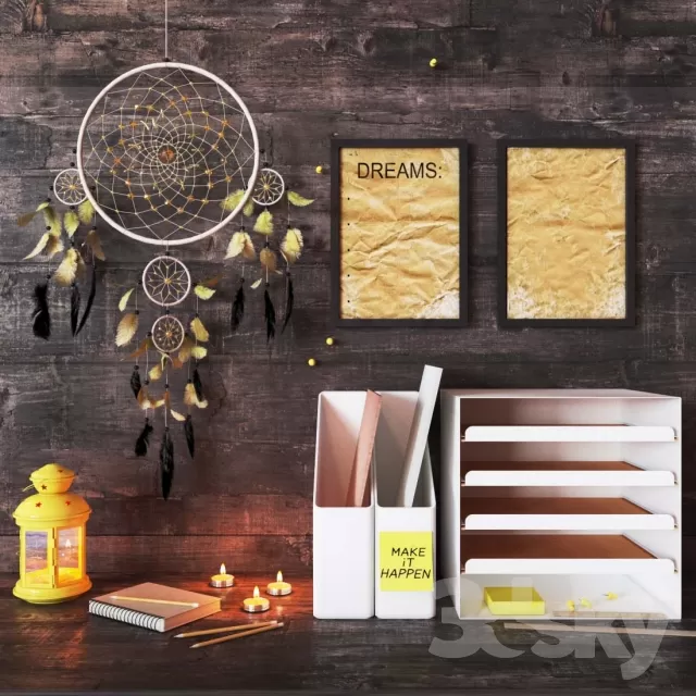 DECORATION – DECORATIVE SET – 3DS MAX MODELS – 459