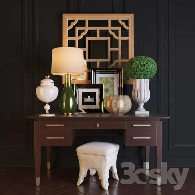 DECORATION – DECORATIVE SET – 3DS MAX MODELS – 463